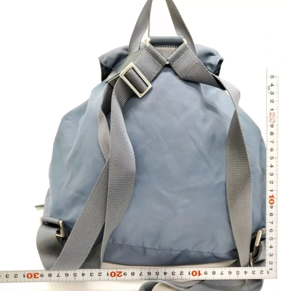 Prada Backpack Bag Blue Nylon